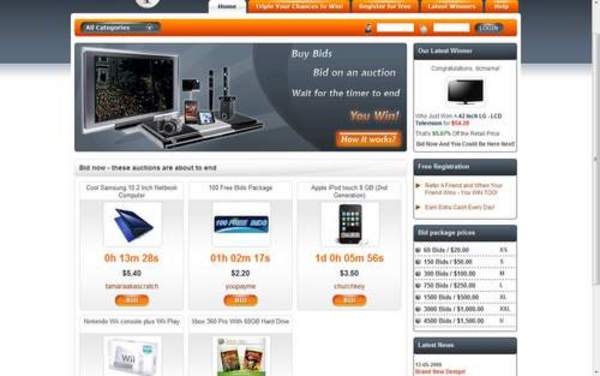 Product picture the perfect bid